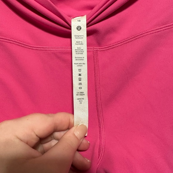 Sonic Pink Lululemon align leggings - Picture 7 of 10